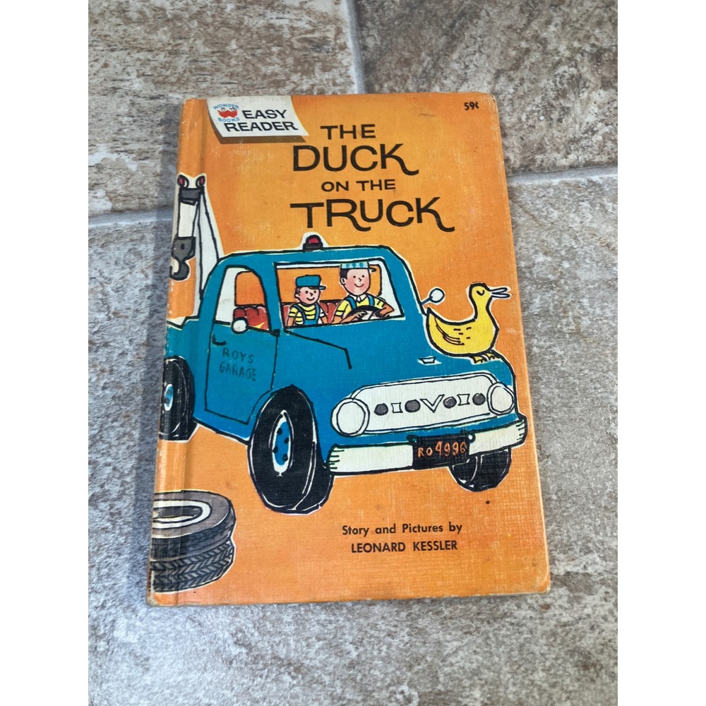 The Duck on the Truck Easy Reader Book by Leonard Kessler Wonder‎ Books 1961